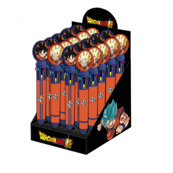 Bolígrafo Dragon Ball Borrable 10 Colores  KARACTER MANIA