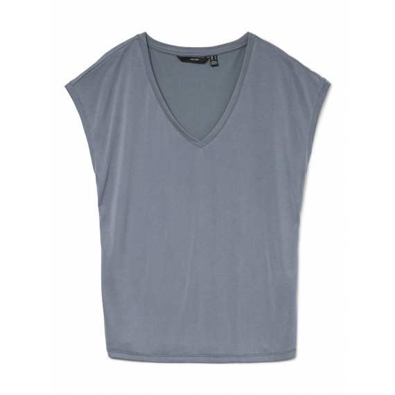 Camisetas Mujer Top VERO MODA Filli Stormy Weather Dark Grey