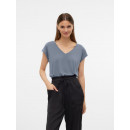 Camisetas Mujer Top VERO MODA Filli Stormy Weather Dark Grey