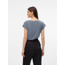 Camisetas Mujer Top VERO MODA Filli Stormy Weather Dark Grey