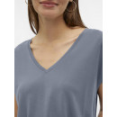 Camisetas Mujer Top VERO MODA Filli Stormy Weather Dark Grey