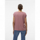 Camisetas Mujer Camiseta VERO MODA Ava Nostalgia Rose Medium Purple