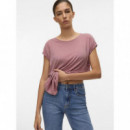 Camisetas Mujer Camiseta VERO MODA Ava Nostalgia Rose Medium Purple