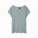 Camisetas Mujer Camiseta VERO MODA Plain Gray Mist