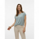 Camisetas Mujer Camiseta VERO MODA Plain Gray Mist