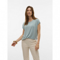 Camisetas Mujer Camiseta VERO MODA Plain Gray Mist