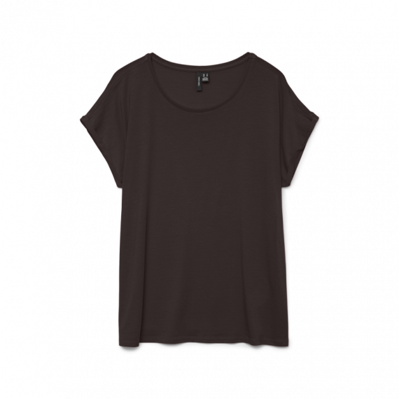 Camisetas Mujer Camiseta VERO MODA Plain Chocolate Torte