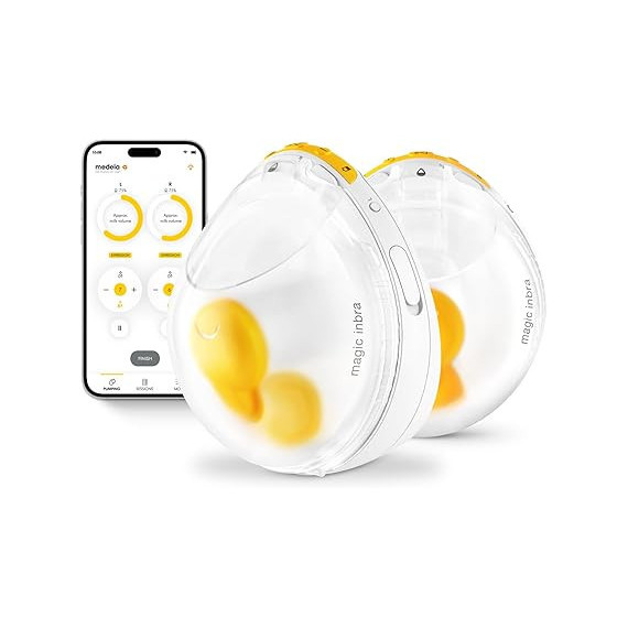 Extractor de Leche Electrico Doble Magic Bra Manos Libres  MEDELA