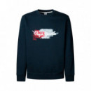 Sudadera Cuello Redondo con Logo  PEPE JEANS