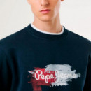 Sudadera Cuello Redondo con Logo  PEPE JEANS