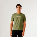 Camiseta Logo Estampado Fit Regular  PEPE JEANS