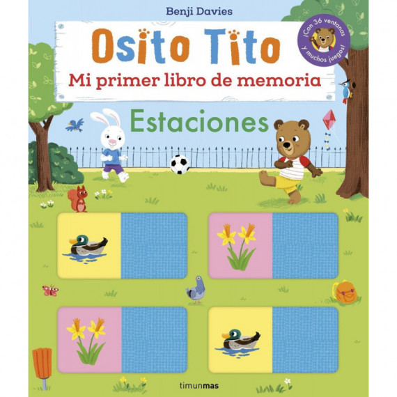 Osito Tito. mi Primer Libro de Memoria. Estaciones   2025
