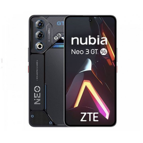 ZTE Smartphonenubia Neo 3 Gt 5G Negro 6,8 Fhd+ 12+12GB/256GB 16MP/50MP (5G) Black