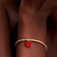 Charm Colgante Rosa Encantada de la Bella y la Bestia de Disney 764018C01  PANDORA