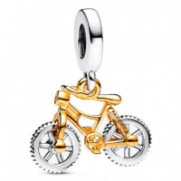 Charm Colgante Ruedas de Bicicleta Girando en Dos Tonos 763354C01  PANDORA