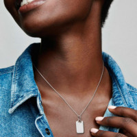 Colgante Etiqueta Rectangular 398611C00  PANDORA