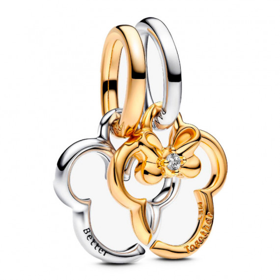 Charm Colgante Divisible Mickey Mouse & Minnie Mouse de Disney 763650C01  PANDORA