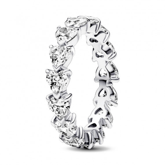 Anillo Alianza de Corazones Transparentes 193103C01  PANDORA