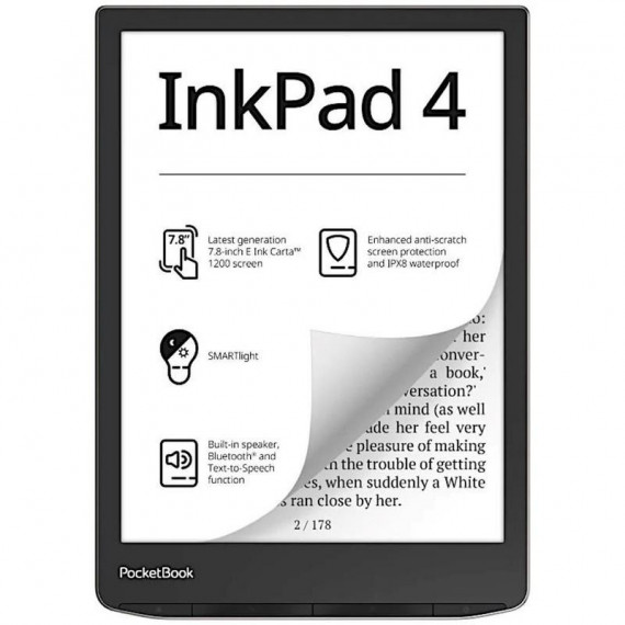 POCKETBOOK Inkpad 4 E-reader 7.8'' 32GB Plata