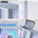 MSI Mag Forge M100R Caja Ordenador Gaming Micro-atx Argb Blanca