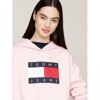 Sudadera Mélange Relaxed con Capucha Tommy Jeans  TOMMY HILFIGER
