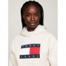 Sudadera Mélange Relaxed con Capucha Tommy Jeans  TOMMY HILFIGER