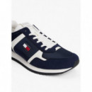 Zapatillas con Mezcla de Texturas de Tommy Jeans  TOMMY HILFIGER