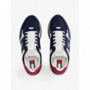 Zapatillas con Mezcla de Texturas de Tommy Jeans  TOMMY HILFIGER