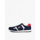 Zapatillas con Mezcla de Texturas de Tommy Jeans  TOMMY HILFIGER