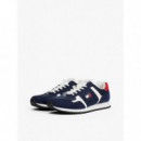 Zapatillas con Mezcla de Texturas de Tommy Jeans  TOMMY HILFIGER