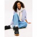 Zapatillas de ante con Mezcla de Texturas de Tommy Jeans  TOMMY HILFIGER