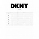 Camiseta Fotográfica con Logo Adornado de DKNY