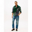 Brushed Oxford Blocking Rf Shirt Desert  TOMMY HILFIGER