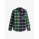 Brushed Oxford Blocking Rf Shirt Desert  TOMMY HILFIGER