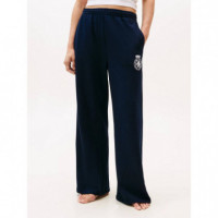 Wide Leg Pants Dark Night Navy  TOMMY HILFIGER