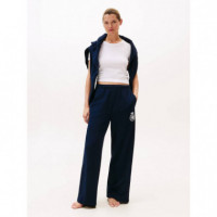 Wide Leg Pants Dark Night Navy  TOMMY HILFIGER