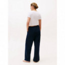 Wide Leg Pants Dark Night Navy  TOMMY HILFIGER