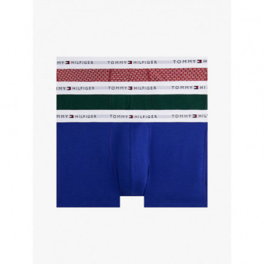 3P Trunk Print Orn Grn/wdg Blu/dns Flg a  TOMMY HILFIGER