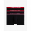 3P Trunk Wb Dp Brg/reg Red/prm Rd  TOMMY HILFIGER