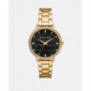 Reloj Pyper Dorado E/negra  MICHAEL KORS