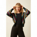 Chaquetas Mujer Cardigan KING LOUIE Valentina Lapis Black