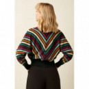 Chaquetas Mujer Cardigan KING LOUIE Valentina Lapis Black