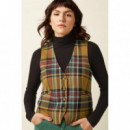 Chaqueta Mujer Chaleco KING LOUIE Bianca Caroll Check