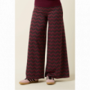 Pantalones Mujer Pantalones KING LOUIE Border Palazzo Estelle Zigzag