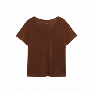 Camisetas Mujer Camiseta ESE O ESE Fluida Caramelo