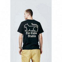 Camisetas Hombre Camiseta THE DUDES Studio Classic Black