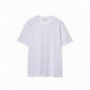 Camisetas Hombre Camiseta MERZ B SCHWANEN de Algodón Pima Suave Corte Relajado Blanca