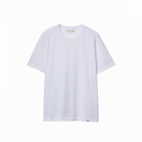 Camisetas Hombre Camiseta MERZ B SCHWANEN de Algodón Pima Suave Corte Relajado Blanca