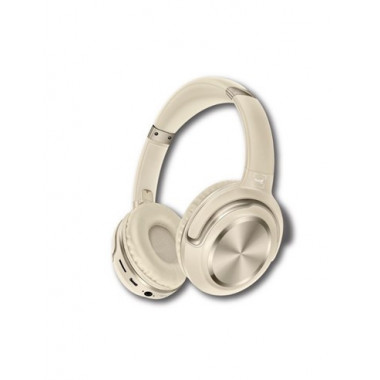 SAMI Auricular De Casco Bluetooth RS-13406 POP Beig Plegable Radio Fm,Micro Sd,Aux In