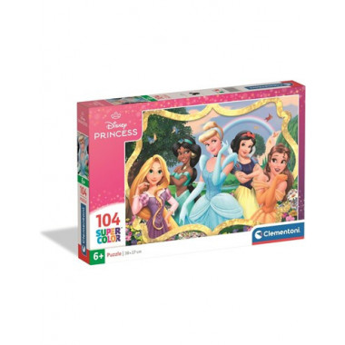 CLEMENTONI Puzzle 104 Piezas Princesas Disney